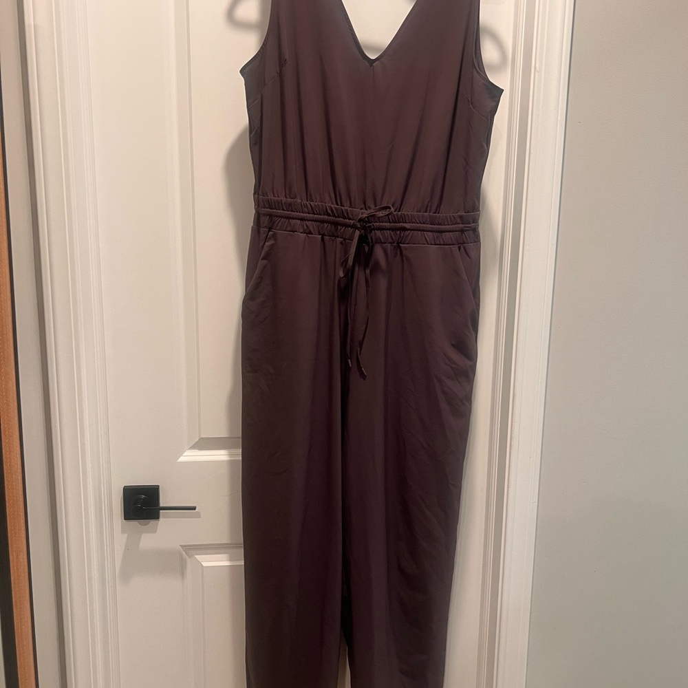 Athleta Chocolate Brown Jumpsuit